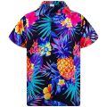Women Hawaiian Shirts Tropical Floral Pineapple Vacation Beachwear Blouse Holiday Vacation Shirt Women's Tops And Blouses Blusas. 