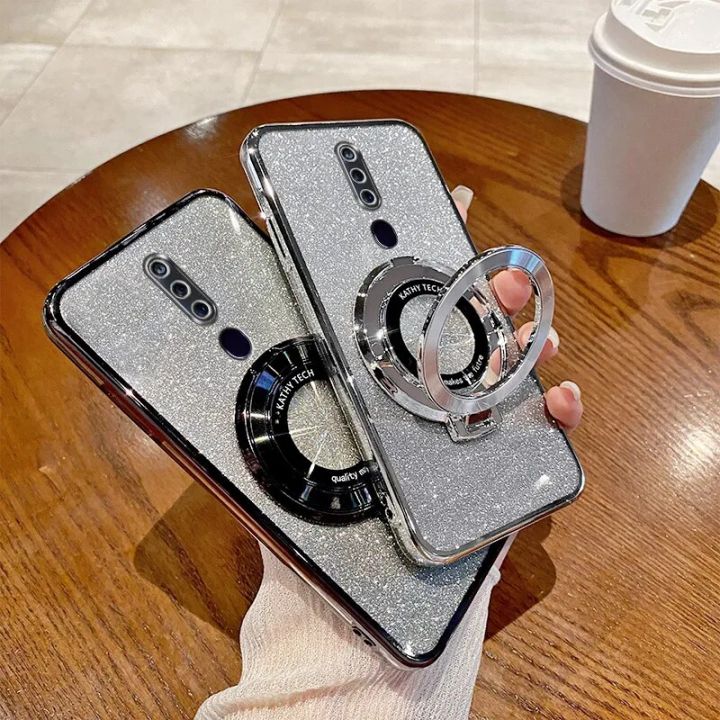 lthmy%20for%20Oppo%20F11%20pro%20CPH1969%20casing%20electroplating%20soft%20glitter%20TPU%20phone%20back%20cover%20phone%20case%20magnetic%20bracket%20-%20Image%202