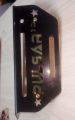 Pulsar 150 bikes silencer guard Laser Cutting padani silencer cover- black. 