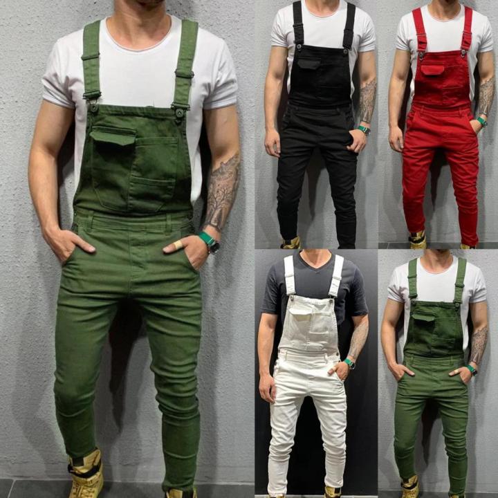 Solid%20color%20Men's%20Jumpsuits%20Hi%20Street%20Multi%20Pocket%20Sleeveless%20Bib%20Overalls%20for%20Man%20Slim%20Suspender%20Pants%20Trousers%20Plus%20Size%20M-3XL%20-%20Image%204