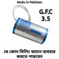 1 Piece Pakistani GFC 3.5 Capacitor / Ceiling fan Capacitor. 