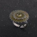 Dark Souls Ring Adjustable Rings Gemstone Chloranthy Metal Ring for Women Men Cosplay Jewelry Accessories Gift. 