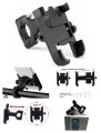C1 Metal Bike Mobile Holder For mobile phone bracket motorcycle bicycle takeaway rider -Black Easy to Use and Maintain. 