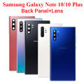 Samsung Galaxy Note 10 10 Plus Back Panel/Backshell/ Casing + With Camera Lens +  Without Side Buttons With Logo-All Colors Available. 
