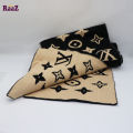 Black And Brown LV Woolen Soft Scarf, Muffler Stylish Fashion Scarf For Men And Women. 