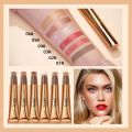 QIBEST Liquid Contour With Cushion Applicator Highlight Shimmer Natural Soft Moisturizing Cream Liquid Blush For Cheek Cosmetics Abandon Abandon. 