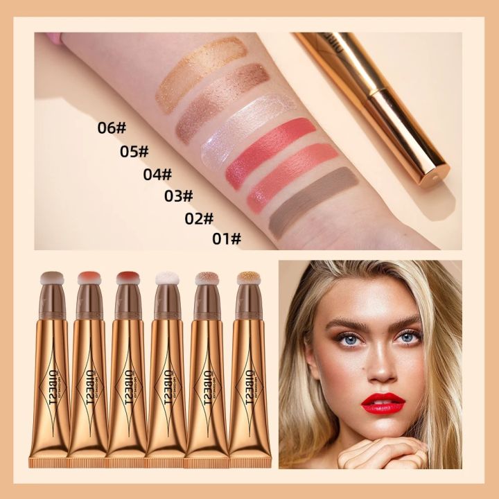 QIBEST%20Liquid%20Contour%20With%20Cushion%20Applicator%20Highlight%20Shimmer%20Natural%20Soft%20Moisturizing%20Cream%20Liquid%20Blush%20For%20Cheek%20Cosmetics%20Abandon%20Abandon%20-%20Image%204