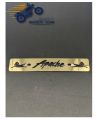 Apache RTR Name Plate Stainless Steel- Bike Number Plate Stainless Steel. 