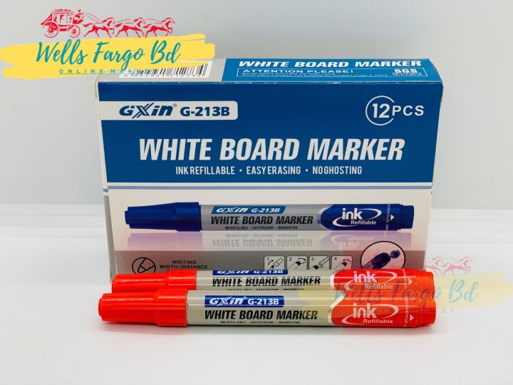 White%20Board%20Marker%20Red%20Color,%20Model-Gxin%20G-213B%20(Chasable%203,6,12%20pcs%20Marker%20Pen)%20-%20Image%202