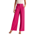 Womens Palazzo Pants For Women Casual wear Wide Leg Pants Work Business High Waisted Dress Pants Flowy Trousers Office Dress Pants Womens Suits Black M.