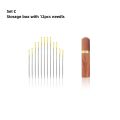 12/36PCS Sewing Needles Multi-size Side Opening Stainless Steel Darning Sewing Household Hand Tools Sewing Tools and Accessoires.