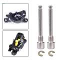 2Pcs Bike Disc Brake Bolts Brake Clamp Bolt Titanium Bolt Durable Portable Fittings 3mm Brake Lever Screws M4 Thread Alloy Bike Brake Screws.