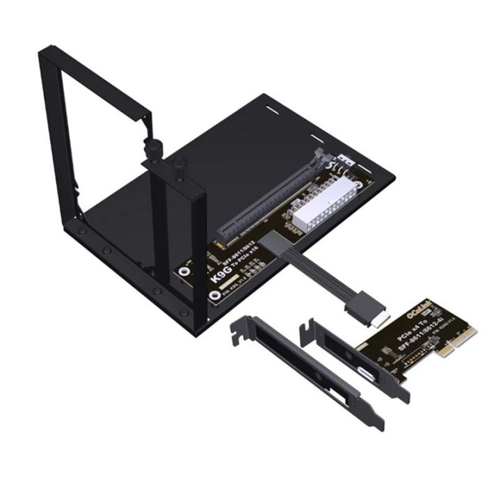 Gpu Extern Pcie M. 2 External Graphics Card Dock PCIE 5.0 X4 to PCIe X16 with Bracket ...