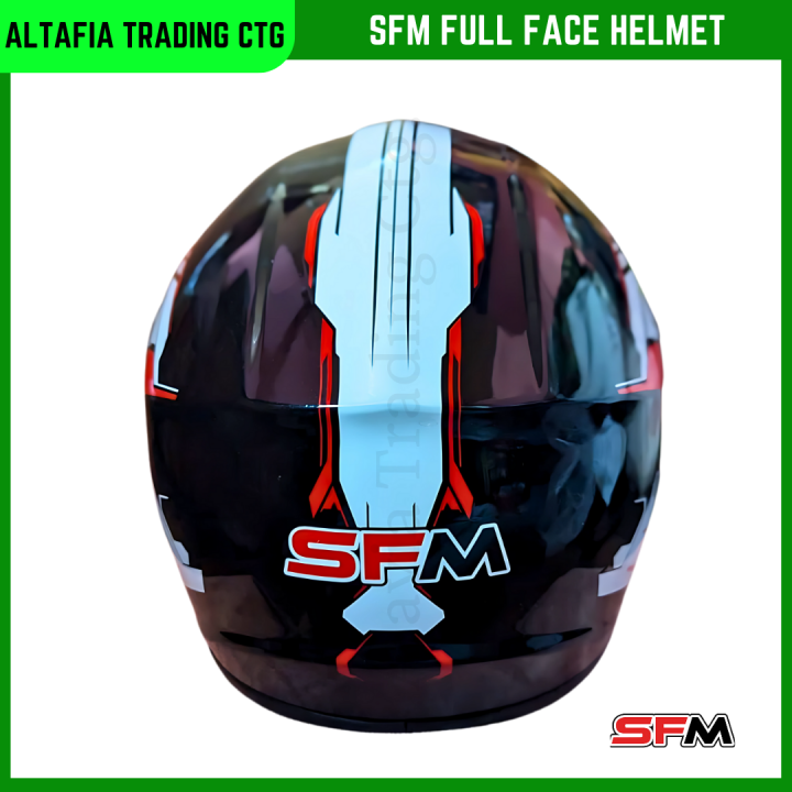 Full%20Face%20Bike%20Helmet%20SFM%20High%20Speed%20in%20Black%20and%20White%20Graphics%20-%20Easy%20To%20use%20and%20Clean,%20A%20Unique%20Choice%20For%20Bikers%20-%20Image%205
