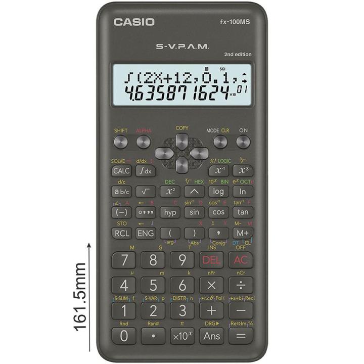 Casio FX-100MS-2 AAA × 1 (R03) Scientific Calculator - Black | Daraz.com.bd