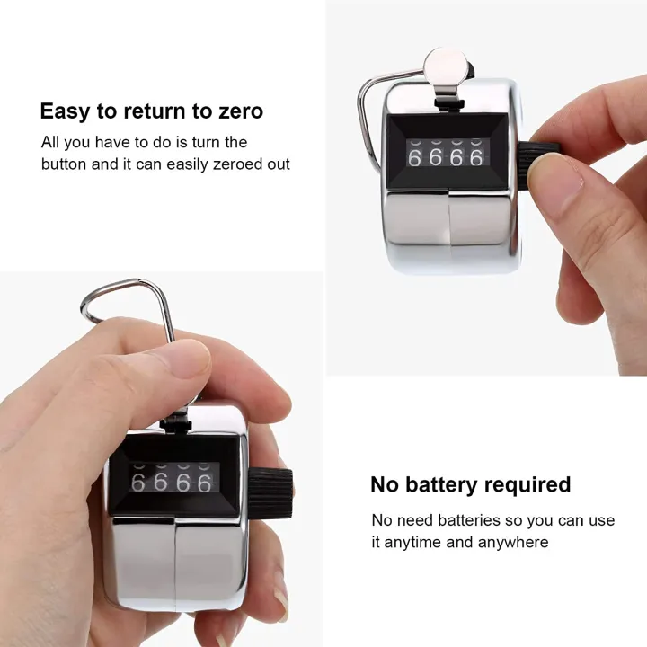 Metal%20Tasbih%20Hand%20Tally%20Counter%20Tosbi%20With%20Finger%20Ring%20Tasbeeh%20For%20Counting%20&%20Praying%20-%201%20Pc%20(Silver)%20-%20Image%202