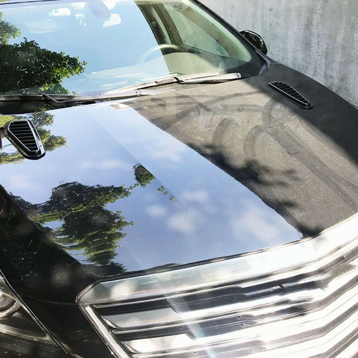 2Pcs%20Car%20Simulation%20Shark%20Air%20Vent%20Universal%20Glossy%20Black%20Sport%20Racing%20Air%20Flow%20Vent%20Bonnet%20Hood%20Scoop%20Cover%20Trim%20-%20Image%208