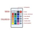 2X RGB Controller DC5V USB 5V 24 Keys Remote Wireless Controller for COB SMD 3528 5050 RGB Tape Lights.