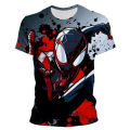 Summer Spider Man 3D printing kids adult sports T-shirt daily street fashion comfortable children's top. 