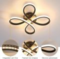 LED Ceiling Lights, Creative Flower Shape LED Ceiling Lamp, Chandeliers Ceiling Light for living Room 3 Color White, Warm, Natural White Bedroom Kitchen.