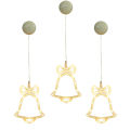 NEW Christmas Bell Suction Cup Lights Led Christmas Lights Room Window Decoration Lights Five-pointed star suction cup lights holiday lights. 