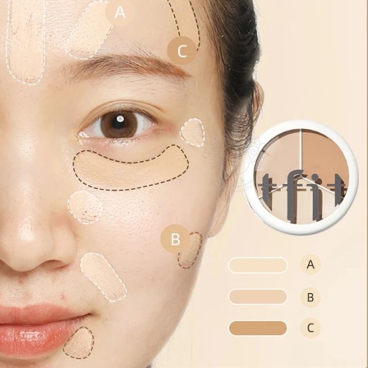 TFIT%203-color%20Concealer%20Palette%20Professional%20Makeup%20Conceal%20Cream%20for%20Face%20Eye%20Contour%20Dark%20Circles%20Corrector%20Korea%20Cosmetics%203g%20-%20Image%205