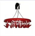 Round Hanger cloth clip 24 Clip - Hanger - Red.