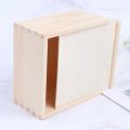 Wood Box, 1 Pc Wooden Storage Box Wooden Jewelry Case Square Gift Box for Storage Boxes for Birthday Parties and Banquets.