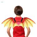 Dragon Wing Kids Costume Accessory for Stage Performance Decor Party Favors Red. 