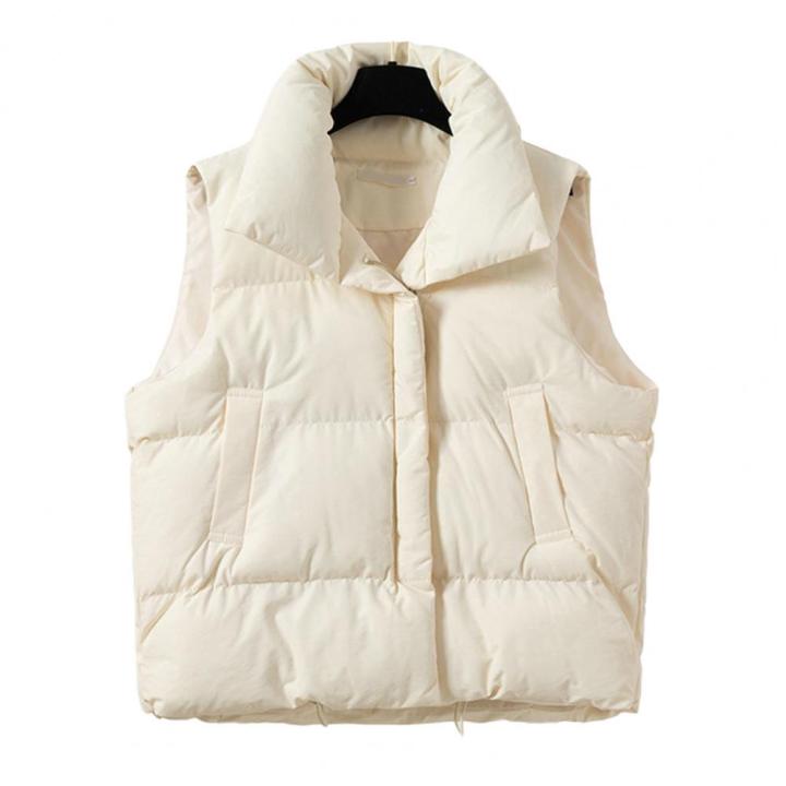 Women%20Vest%20Coat%20Women's%20Stand%20Collar%20Sleeveless%20Vest%20Coat%20with%20Zipper%20Placket%20Pockets%20Autumn%20Winter%20Solid%20Color%20Thickened%20-%20Image%207