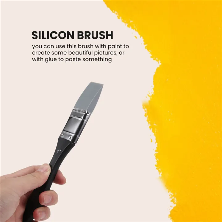 Silicone%20Color%20Shaper%20Brush%20Water%20Based%20Painting%20Tool,%201.5%20Inch%20-%20Image%207
