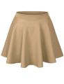 Women’s Silk Flared Mini Skirt – Soft Shiny Fabric Short Skirt for Chic and Casual Outfits. 