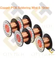 0.1mm Copper PCB Soldering Wire 0.10mm Circuit Board Trace Repair Very Small Thin Copper Wire PCB Link Jumper Copper Soldering Wire Maintenance Jump Line For Mobile Computer Welding Cables Repair Tools 0.1mm Copper PCB Soldering Wire 0.10mm Circuit Board. 