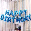 Happy Birthday Balloon Banner/Aluminum Foil Letters Banner Balloons/Happy birthday Foil banner. 