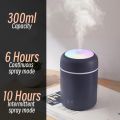 1PC USB Charger 300ML H2O Air Humidifier Portable Mini USB Aroma Diffuser with Cool Mist for Bedroom Home Office Car Purifier Colorful Cup Humidifier. 
