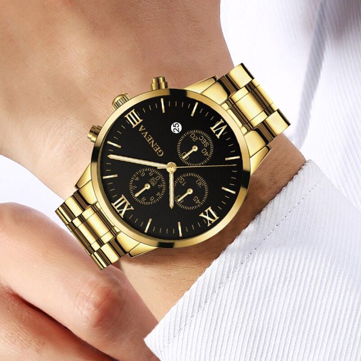 GENEVA%20Fashion%20Mens%20Watches%20Luxury%20Gold%20Stainless%20Steel%20Quartz%20Wrist%20Watch%20Men%20Business%20Casual%20Calendar%20Clock%20Panlalaking%20Relo%20-%20Image%209
