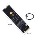 Wireless M.2 A+E Key Slot to M.2 M Key Wifi Bluetooth Adapter for AX200 9260 Bcm94352Z Card NVMe PCI Express SSD Port.