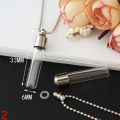 Glass Locket Urn Jewelry Cremation Jewelry Urn Necklace for Ashes Fillable vials Necklaces Blood Vial Necklace.