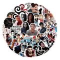 50PCS Teen Wolf TV Show Stickers DIY Motorcycle Travel Luggage Guitar Skateboard Graffiti Cool Sticker Pack for Kid Toy Decals. 