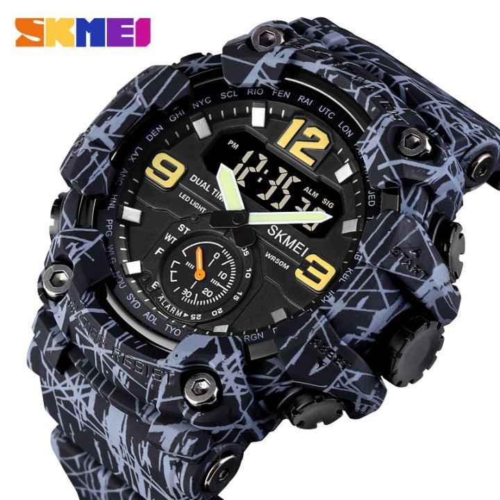 SKMEI%20Shockproof%20Digital%20Men%20Watch%20Dual%20Movement%203%20Time%20Sport%20Wristwatch%20Mens%20Waterproof%20Electronic%20Watches%201637%20-%20Image%203