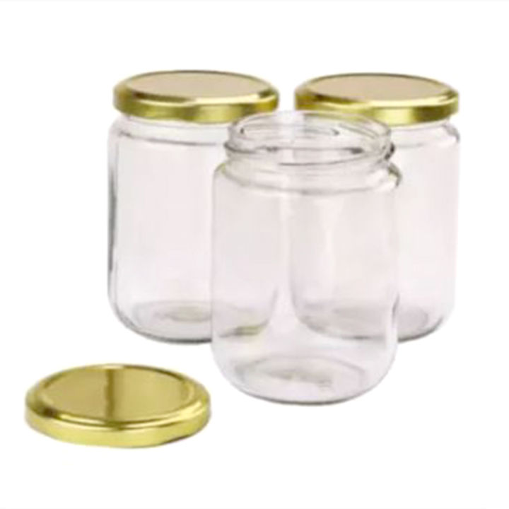Glassware food jar , glass jar 500 gm ( 4 pieces)