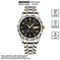 POEDAGAR 615 Quartz Stainless Steel Watch For Men - Two Tone Blue.