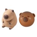Funny Squishy Capybara AntiStress TPR Toy Squeezable Animal Stretchy Hand Squeeze Toy Novelty Gag Practical Joke Props.