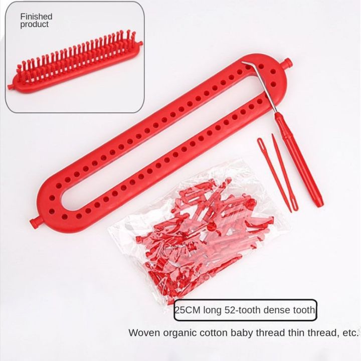 Gift%20Plastic%20Weaving%20Loom%20Knitting%20Kit%20Rectangle%20Handmade%20Craft%20DIY%20Machine%20Sewing%20Tools%20DIY%20Wool%20Knitter%20Women%20-%20Image%206