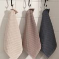 Cotton Dishcloth Honeycomb Towel Can Be Hung Square Towel Household Kitchen Living Room Hand Towel Desktop Cleaning Cloth.