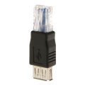 Usb Female To Male Ethernet Connector Adapter Converter Lan Wan Af Network. 