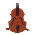 Customized new European and American fashion creative funny personality simulation violin organ guitar pu crossbody bag women's backpack. 
