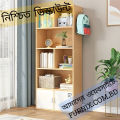 Best Choice Book Shelf Shelving Stand Display Shelve Engineered Wood Bookshelf Showpiece Rack with Storage Cabinet by RK Furniture.