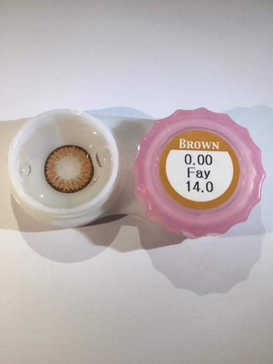 Angel Soft Fay Brown Contact Lens Angel Soft Color Contact Lenses & Combo set(solution,travel kit box, tweezer & applicator) from protected view for everyday wear with stylish contact lenses #FayBrown