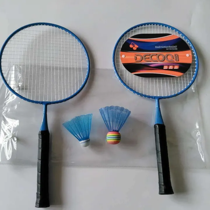 Factory direct sales Dekak super large badminton racket big head racket double pack badminton ball